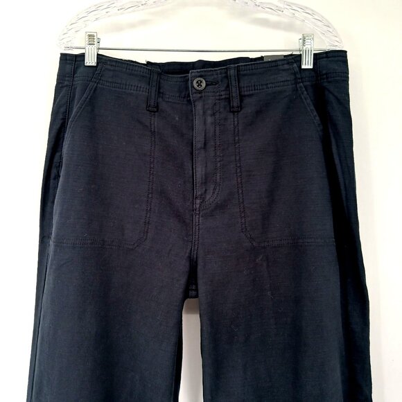 Torrid Lace Up Back Utility Pant Black Size 14 High Rise Crop NWT - Picture 5 of 15